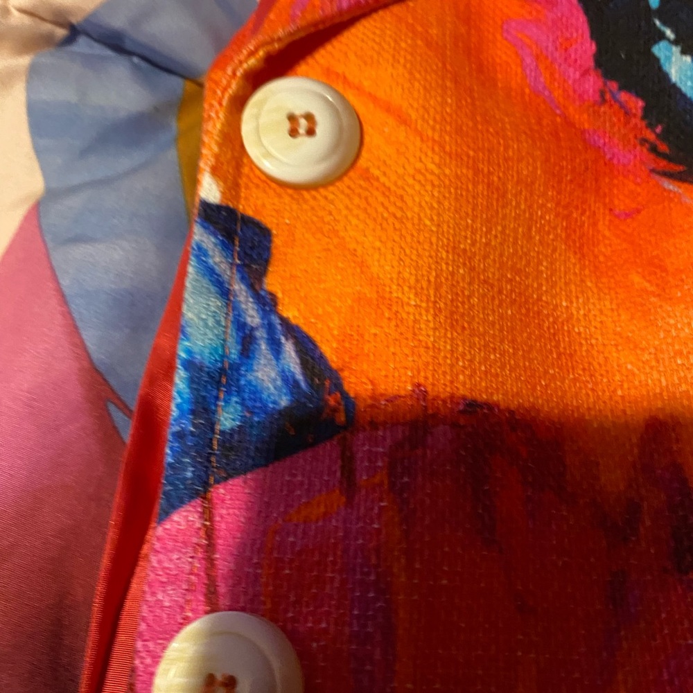 Multicolored Light Coat/Jacket - image 4